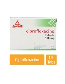 Ciprofloxacino 500 mg Caja Con 14 Tabletas - RX2
