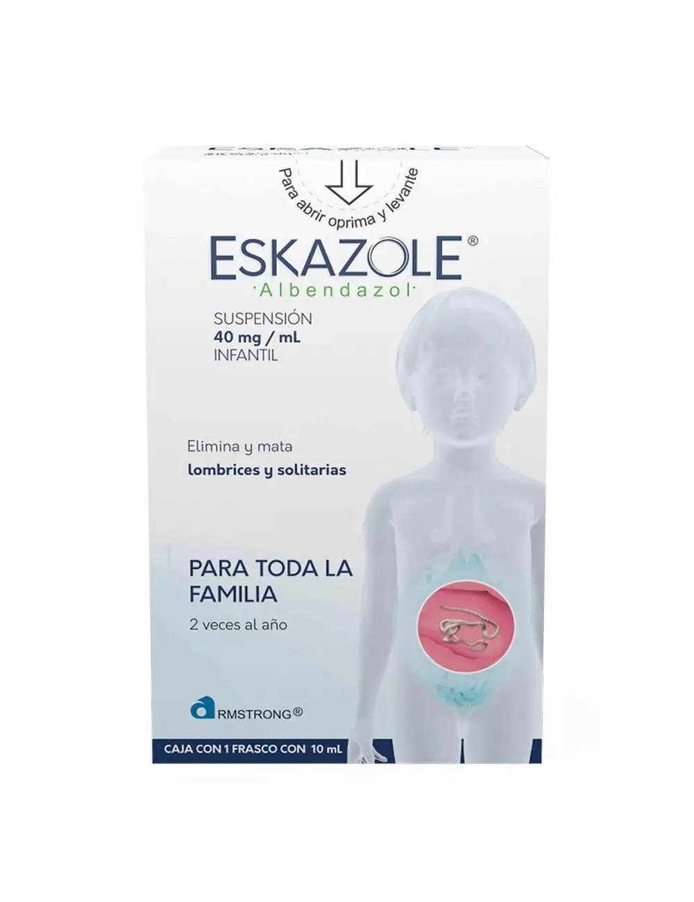 Eskazole 40 mg/mL Suspensión Infantil 10 mL