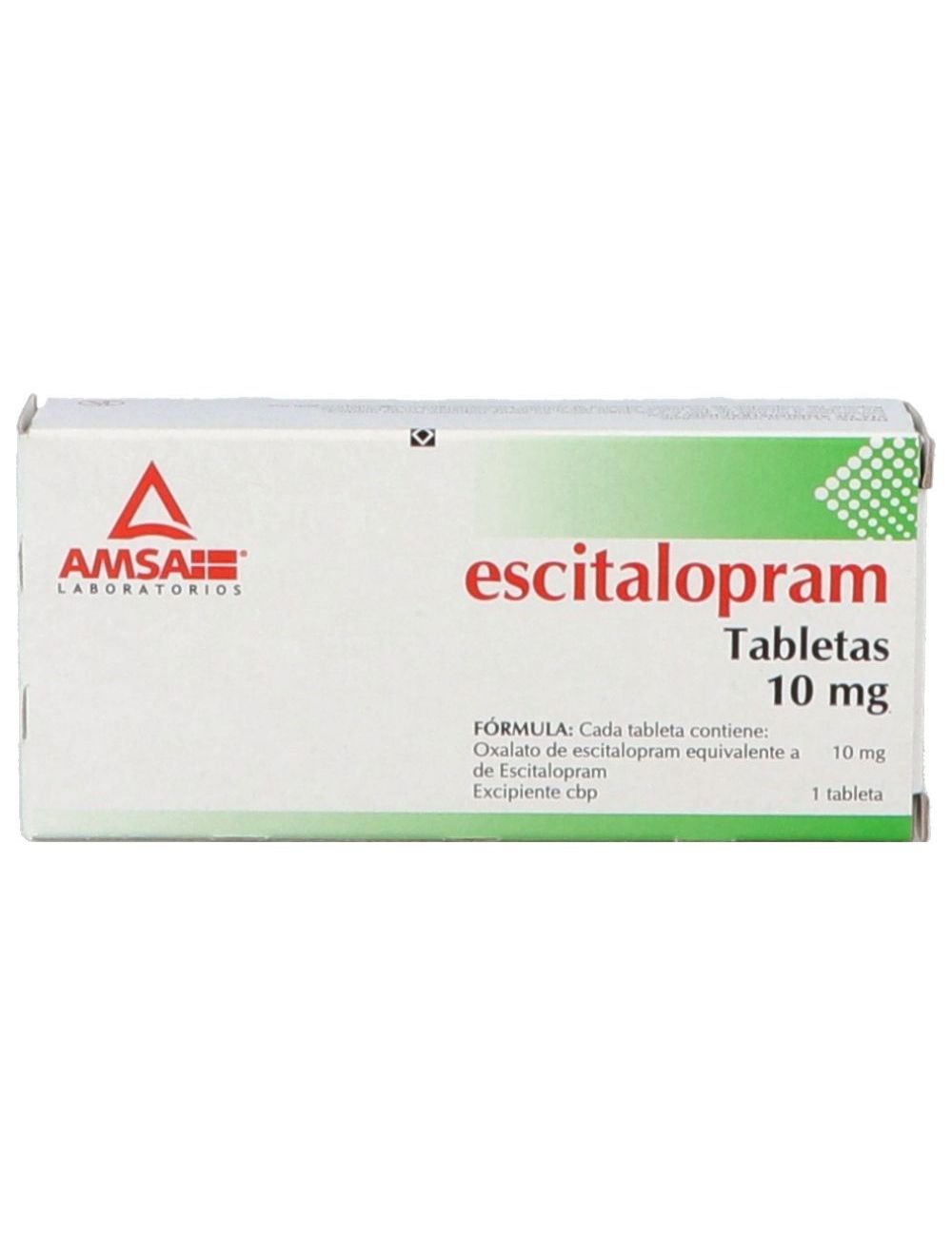 Escitalopram 10 mg 28 Tabletas