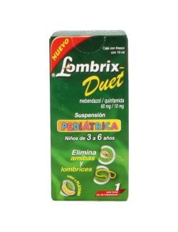 L-Ombrix Duet Suspensión 60 mg / 10 mg Caja Con Frasco Con 10 mL