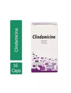 Clindamicina 300 Mg Frasco Con 16 Cápsulas - Rx2