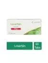 Losartán 50 mg Caja Con 60 Compirmidos