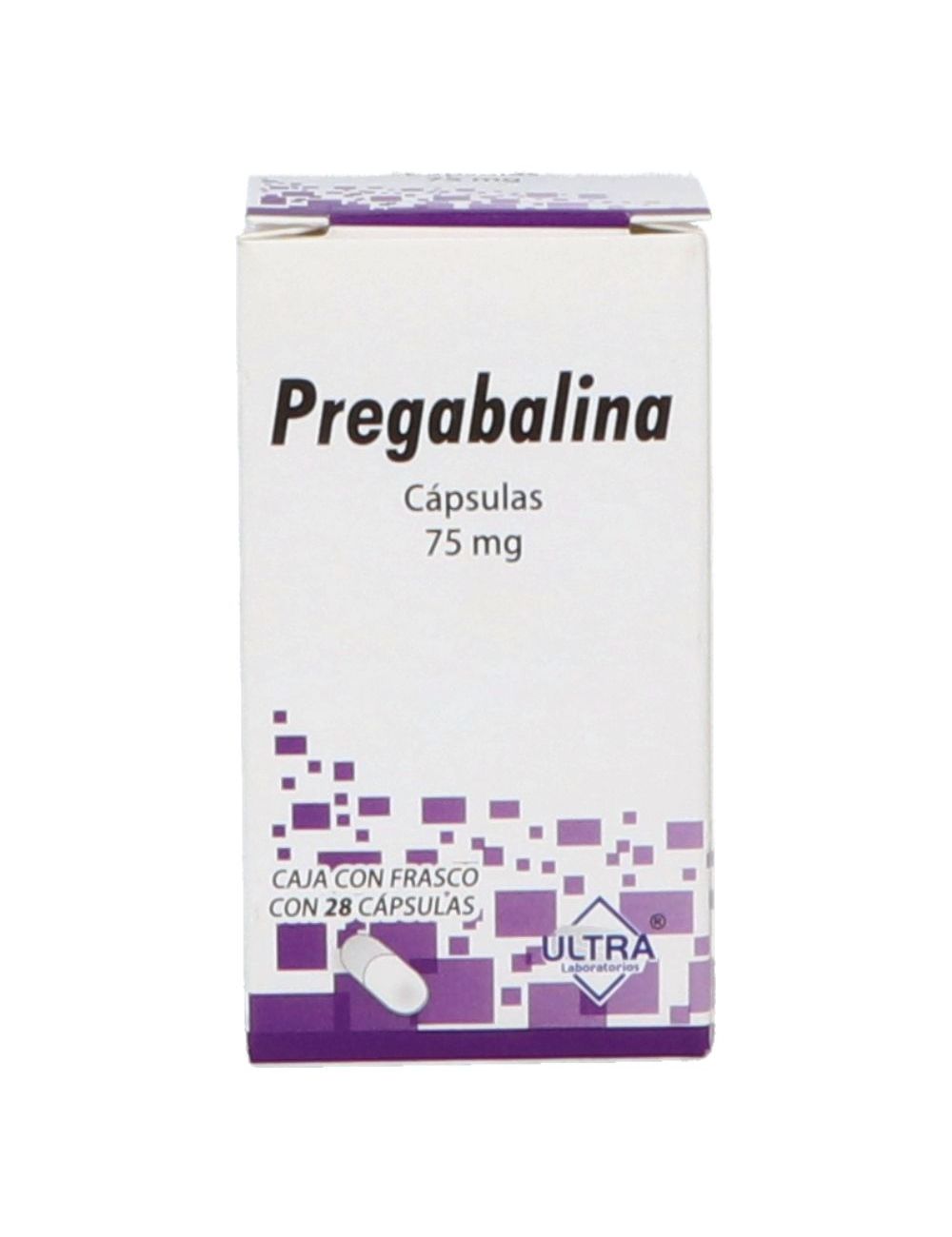 Pregabalina 75 mg Caja Con 28 Tabletas