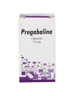 Pregabalina 75 mg Caja Con 28 Tabletas