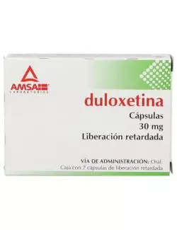 Duloxetina 30 mg Caja Con 7 Cápsulas De Liberación Retardada