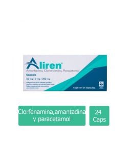 Aliren 50 mg/ 3mg/ 300 mg Caja Con 24 Cápsulas