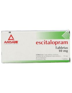 Escitalopram 10Mg Caja Con 14 Tabletas