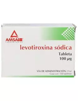 Levotiroxina 100 Mcg Con 100 tabletas