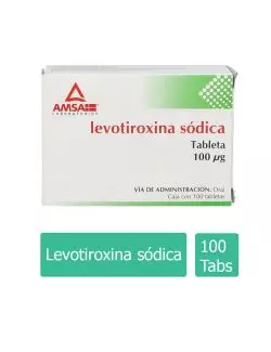 Levotiroxina 100 Mcg Con 100 tabletas