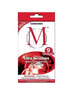 Condones M Ultra Sensible 9 Condones