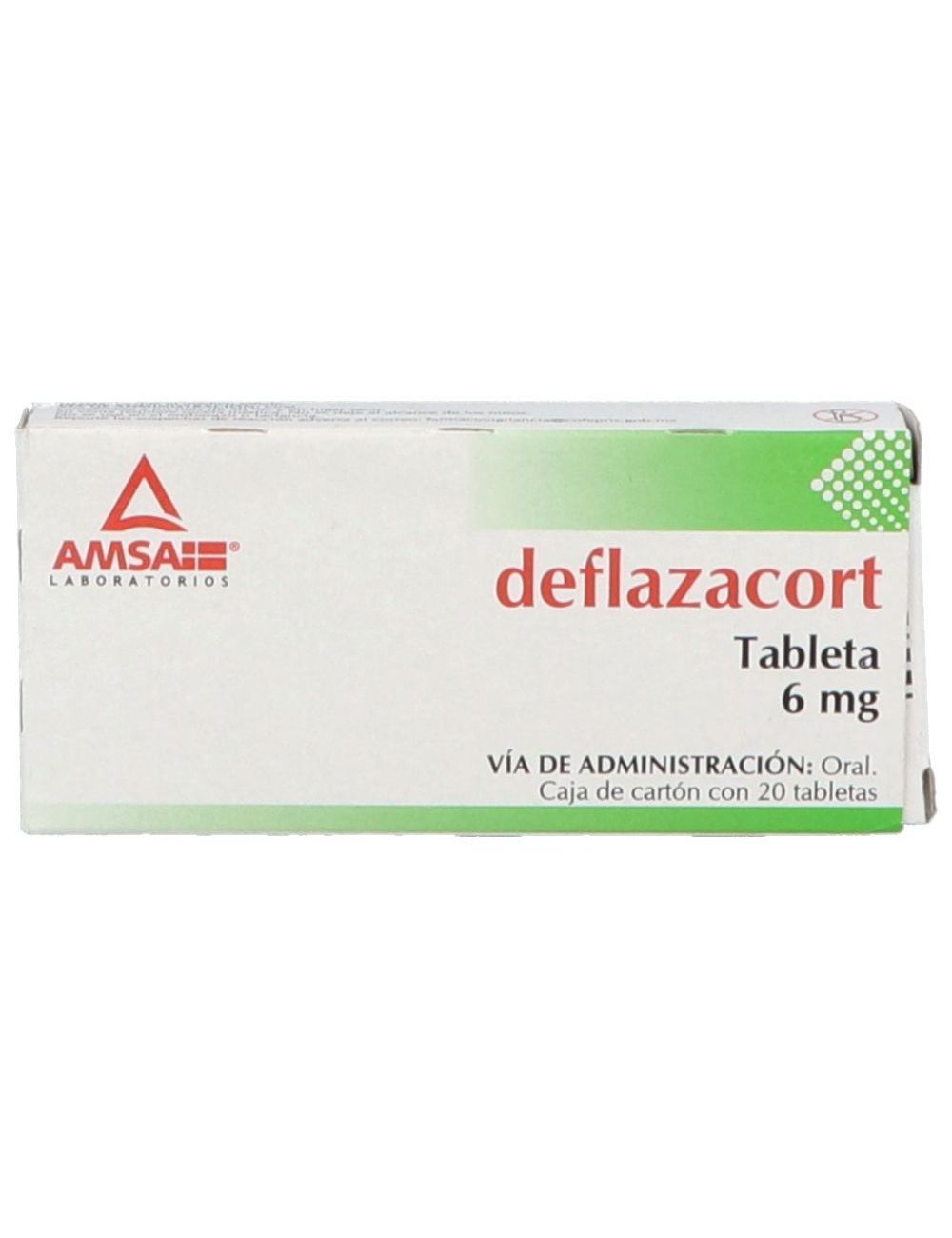 Deflazacort 6 mg Caja Con 20 Tabletas