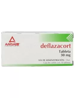 Deflazacort 30 mg Caja Con 10 Tabletas