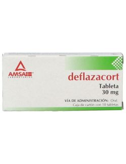 Deflazacort 30 mg Caja Con 10 Tabletas