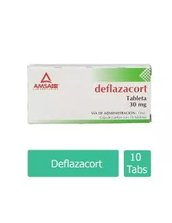 Deflazacort 30 mg Caja Con 10 Tabletas