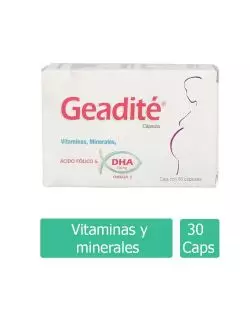 Geadite 150 mg Caja Con 30 Cápsulas