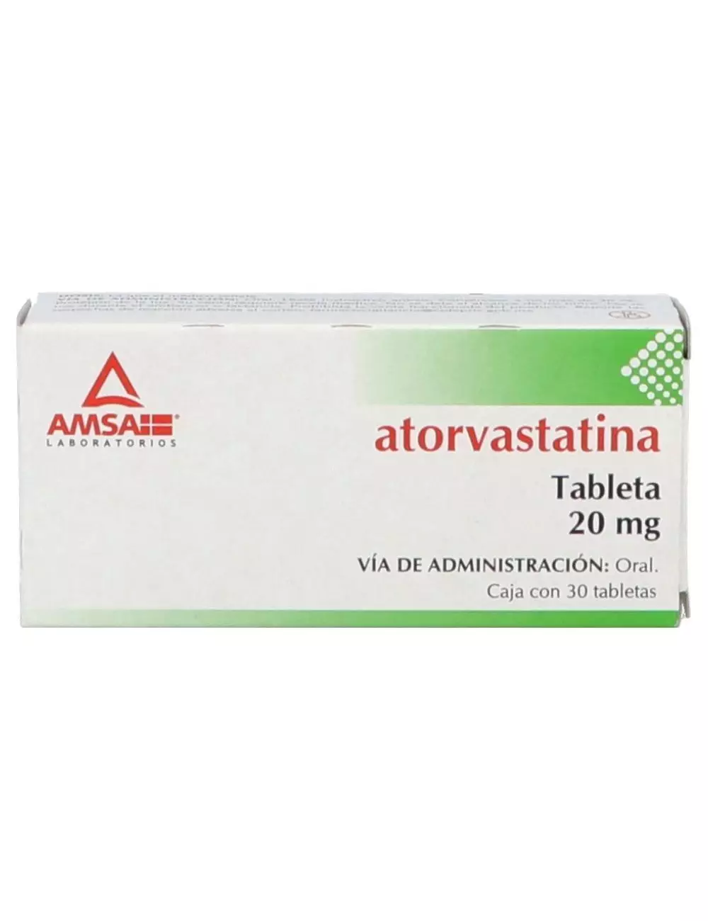 Atorvastatina 20 mg Caja Con 30 Tabletas