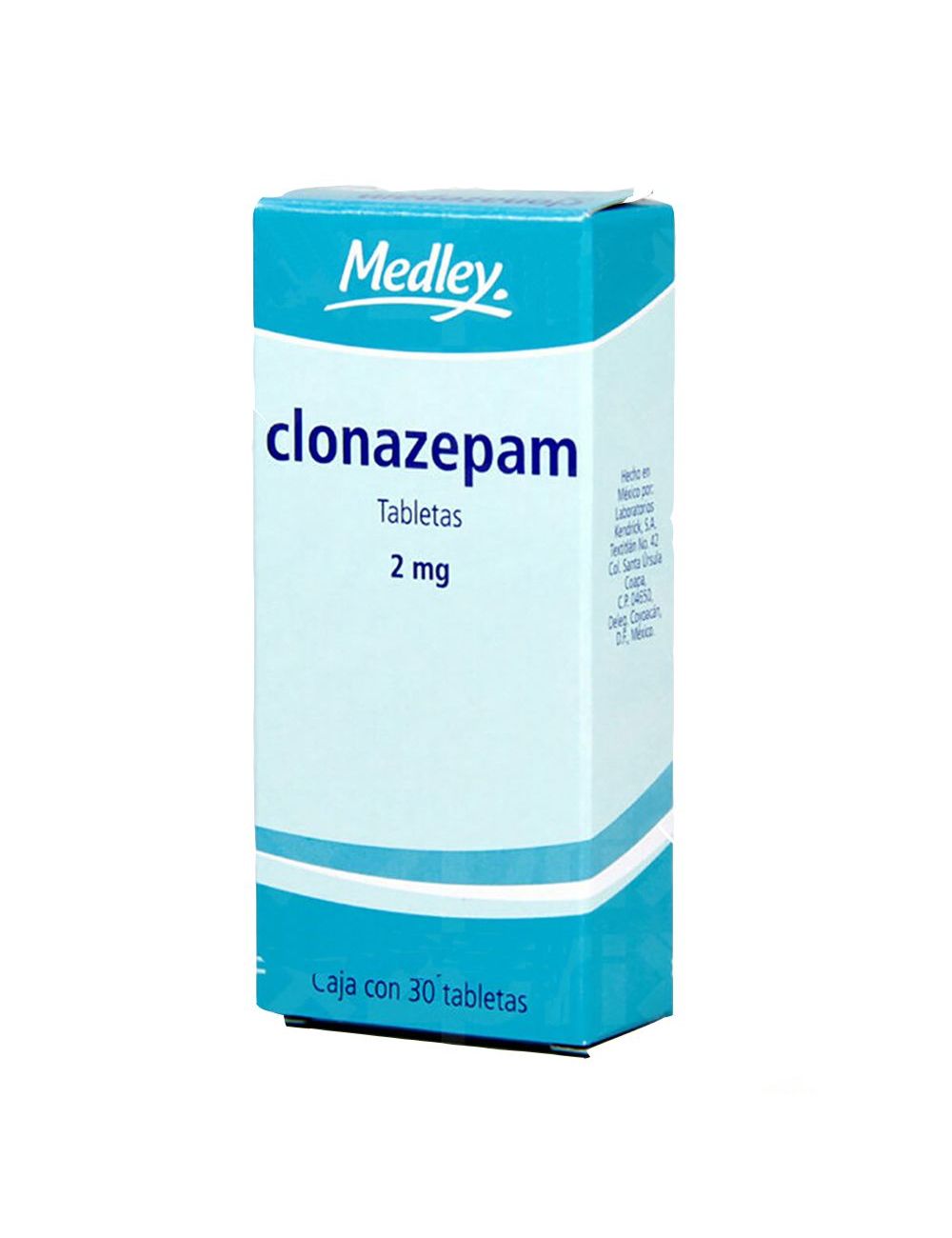 Precio Clonazepam 2 mg Con 30 Tabletas | Farmalisto MX