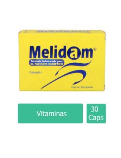 Melidam 500 mg Caja Con 30 Cápsulas
