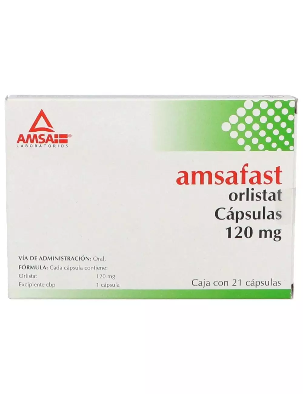 Amsafast 120 mg Caja Con 21 Cápsulas