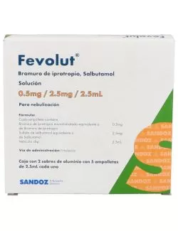 Fevolut 0.5 mg/2.5 mg/2.5 mL 2 Sobres 5 Ampolletas De 2.5 mL