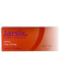 Jarsix 5 mg/0.25 mg 10 Tabletas