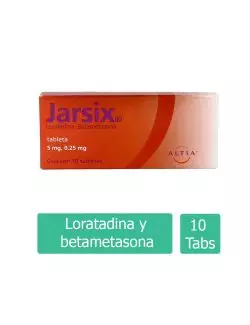 Jarsix 5 mg/0.25 mg 10 Tabletas