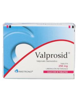 Valprosid 250 mg Caja Con 30 Tabletas