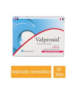 Valprosid 250 mg Caja Con 30 Tabletas