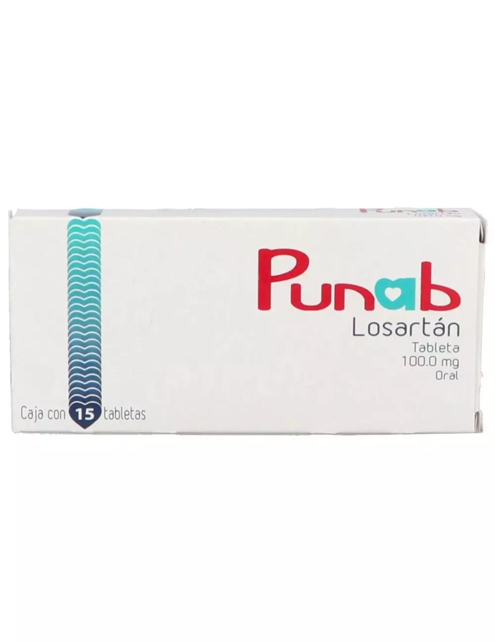 Punab 100 mg Caja Con 15 Tabletas