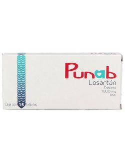 Punab 100 mg Caja Con 15 Tabletas