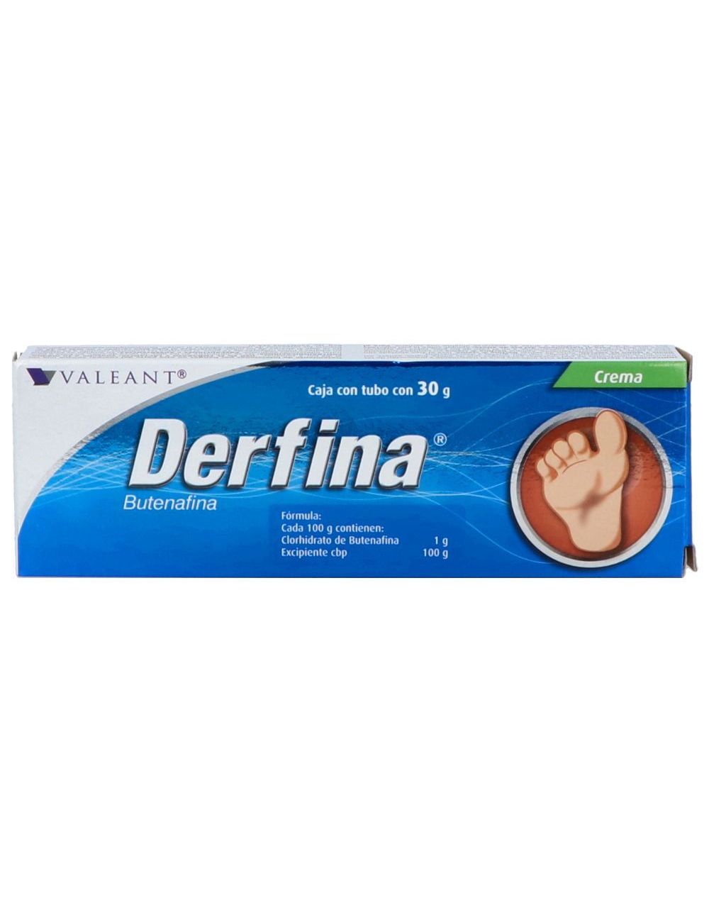 Derfina Crema 1% Caja Con Tubo Con 30 G