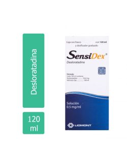 Sensidex Suspensión 0.5 mg Caja Con Frasco Con 120 mL