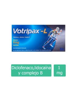 Votripax-L 1 mg Caja Con 3 Ampolletas y 3 Jeringas