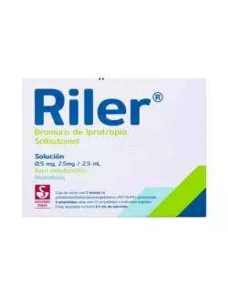 Riler Solución Para Nebulización Caja Con 10 Ampolletas De 2.5 mL