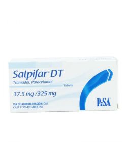 Salpifar Dt 37.5 mg/325 mg Caja Con 20 Tabletas