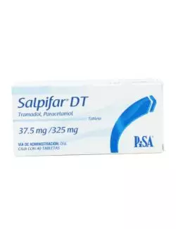 Salpifar Dt 37.5 mg/325 mg Caja Con 20 Tabletas