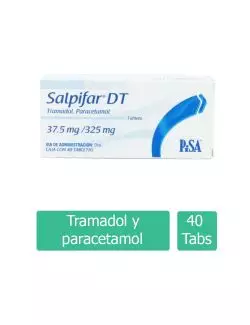 Salpifar Dt 37.5 mg/325 mg Caja Con 20 Tabletas