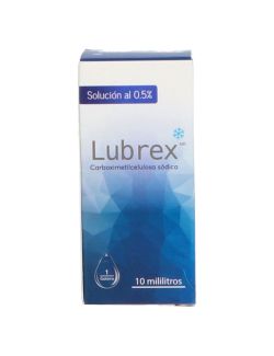 Lubrex 0.5% Solución Oftálmica Caja Con Frasco Gotero Con 10 mL