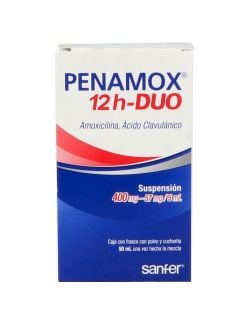 Penamox 12H Duo 400 mg/57 mg Suspensión Frasco Con Polvo Para 50 mL