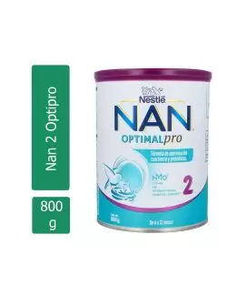 Nan 2 Optipro Lata Con 800 g