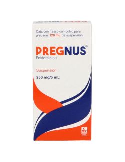 Pregnus Suspensión 250 mg/5 mL Polvo Para 120 mL - RX2