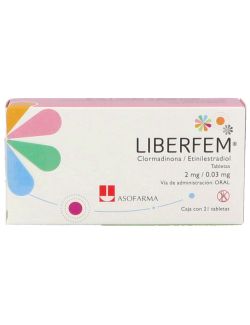 Liberfem 2 mg/0.03 mg Caja Con 21 Tabletas