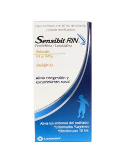 Sensibit Rin Pediátrico 0.2 g/0.05 g Solución Con 60 mL