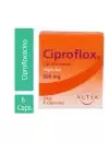 Ciproflox 500 mg Caja Con 6 Cápsulas - RX2