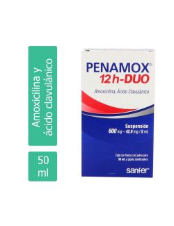 Penamox 12H Duo Suspensión Polvo Para 50 mL - RX2.