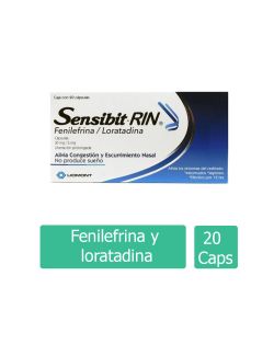 Sensibit Rin 30 mg/5 mg Caja Con 20 Cápsulas