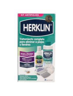 Herklin Tratamiento Completo Para Eliminar Piojos y Liendres