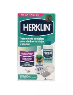 Herklin Tratamiento Completo Para Eliminar Piojos y Liendres