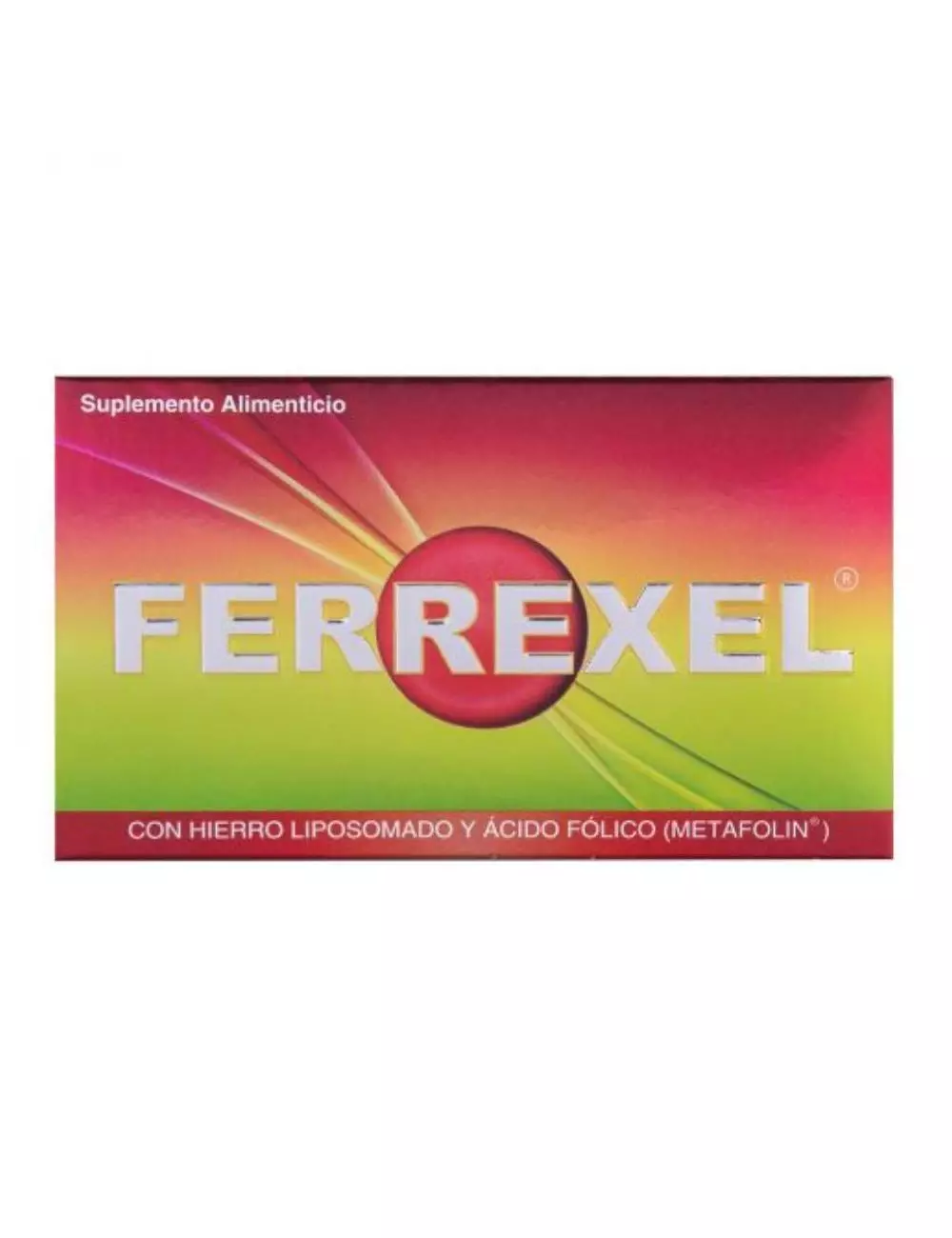 Ferrexel Suplemento Alimenticio Caja Con 60 Cápsulas