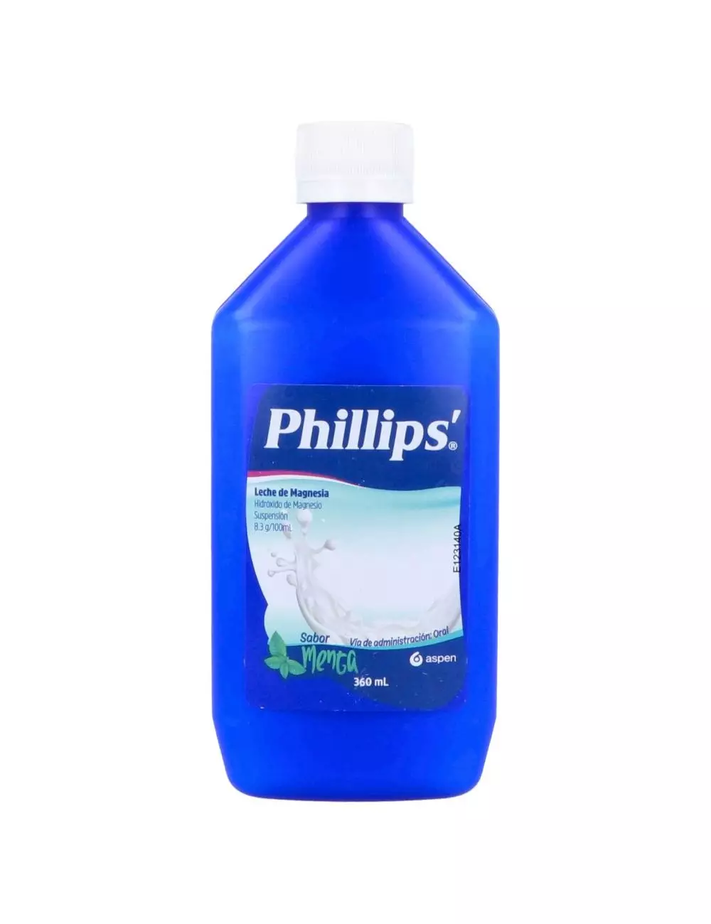 Phillips Leche De Magnesia Sabor Menta Con 360 mL